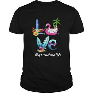 Women Mom Love Grandmalife Grandma Life Summer Tshirt